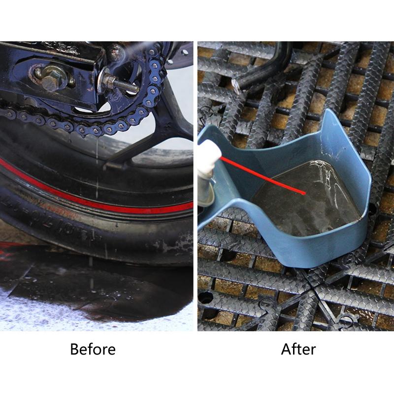 Chain Oil Storage Tool Chain Cleaning Oil Splash-Proof Tool Oil Pollution Box