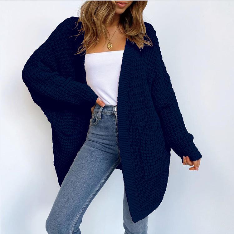 2025 Bestseller Women's Plus Size Knitted Cardigan Coat