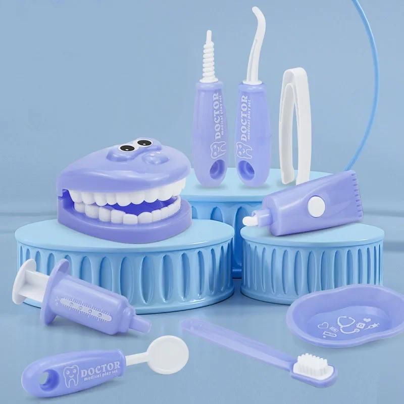 19Pcs Montessori Educational Toys For Children Early Learning Doctors Role Play Kids Intelligence Brushing Tooth Teaching Aids