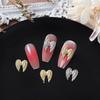 2 Pack Angel Wings Metal Nail Art Charms Gold Silver Wings Nail Decoration For Manicure Diy 3D  Sparkly Nail Parts