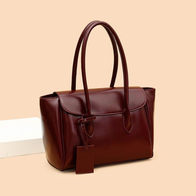Simple tote bag women's versatile shoulder handbag