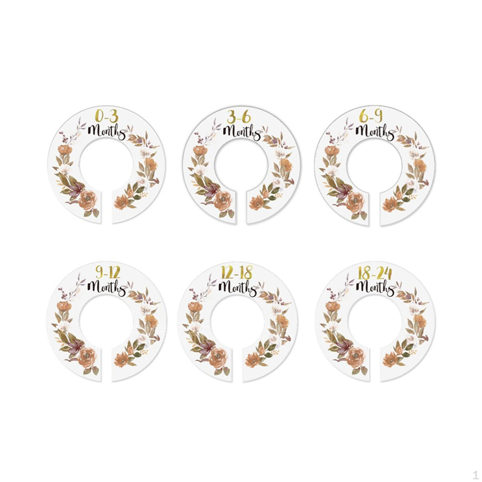 Wardrobe Dividers - Stylish Closet Organization for Infants Round