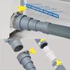 1.5/2/3 Meter Washing Machine Drain Hose Flexible Dishwasher Drain Hose Extension Kits Corrugated Washer Discharge Hose