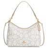 COACH LaurelSignature Coated Canvas Handbag, Shoulder Bag Large Women's Ecru CBH87-IMIVO