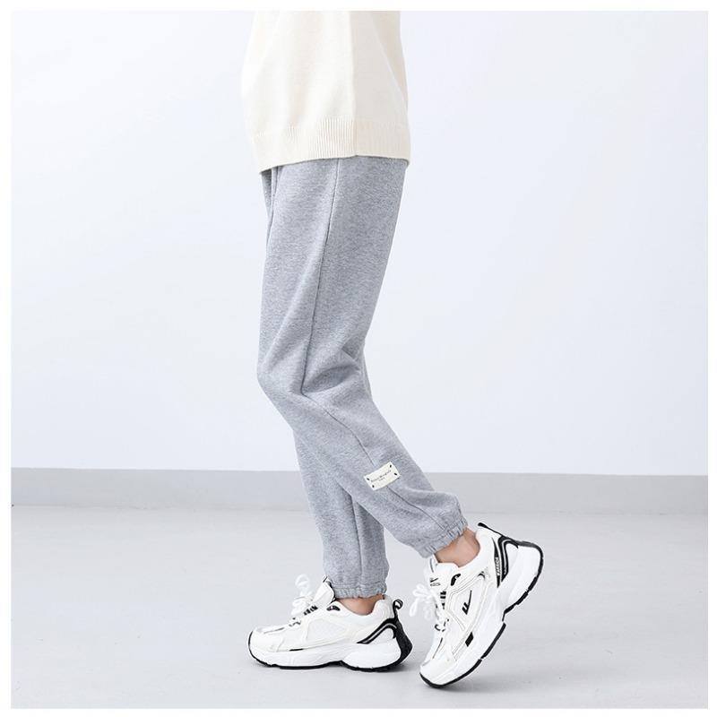 Korean Style Girls Printed Casual Sports Long Pants For Big Kids