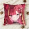 A-Akane Lize Singer Double-Sided Printed Square Decorative Cushion Cover For Sofa Living Room Home Decor