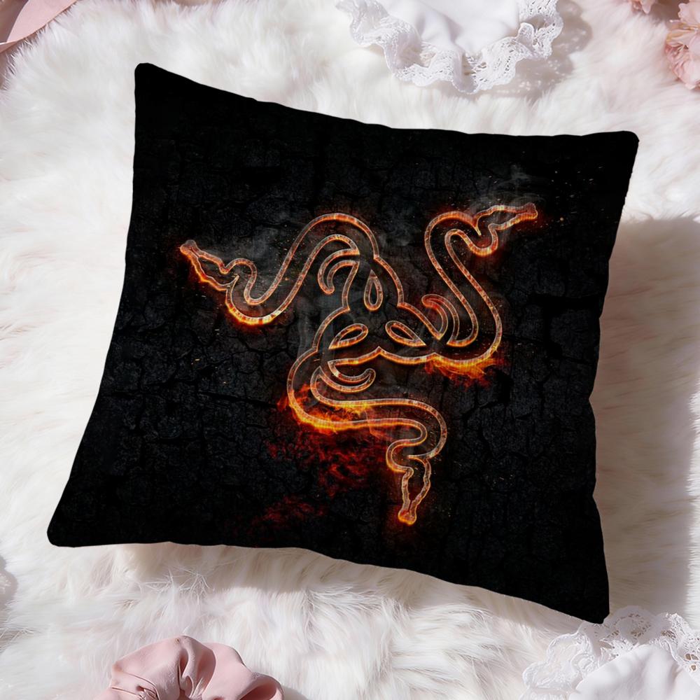 Retro R-RazerS Cushion Cover Premium Comfort Reversible Pillow Cove -Two In One Design for Any Room & Car Interior