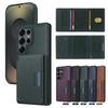 Case For Samsung Galaxy S25 Ultra S25 Edge S24 Plus S23 FE S22 S21 A16 A55 A15 A35 5G Magnetic Separation Card Bag Leather Cover