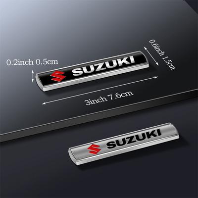 1 db Autó Fém Króm Embléma Autó Sárvédő Oldalsó Hátsó Karosszéria Matricák Grand Swift Jimny Vitara Baleno SX4 Samurai Ignis Altohoz
