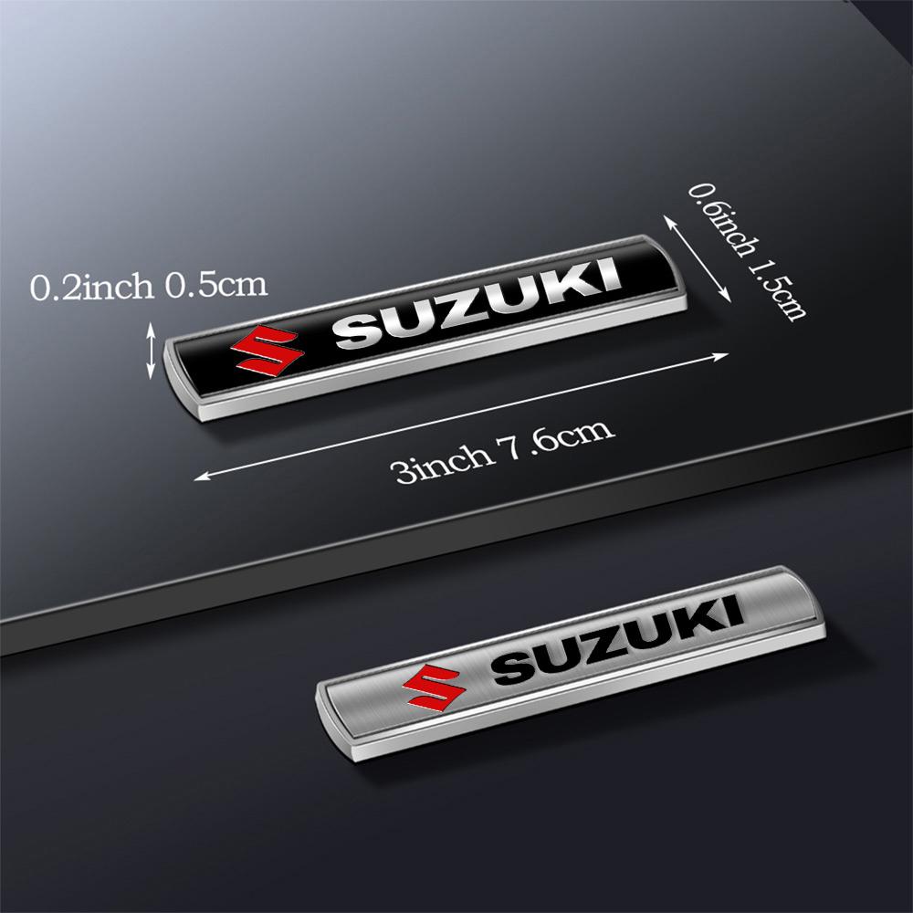 1/2pcs Car Body Fender Side Window Emblem Stickers Decoration Decal Accessories For Suzuki SX4 Samurai Spacia Jimny Grand Vitara