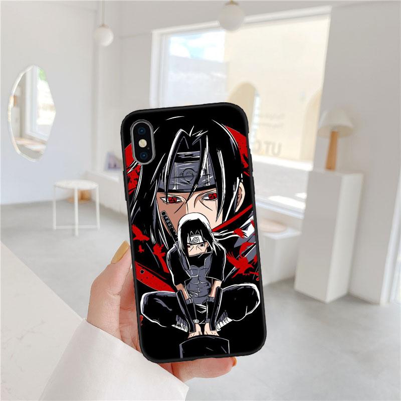 LO73 Naruto Uchiha Itachi Soft Shell Phone Case for Samsung Galaxy S20 S21 S22 Ultra FE + Plus A21S A22 A24 A25 A26 A30 A30S A31