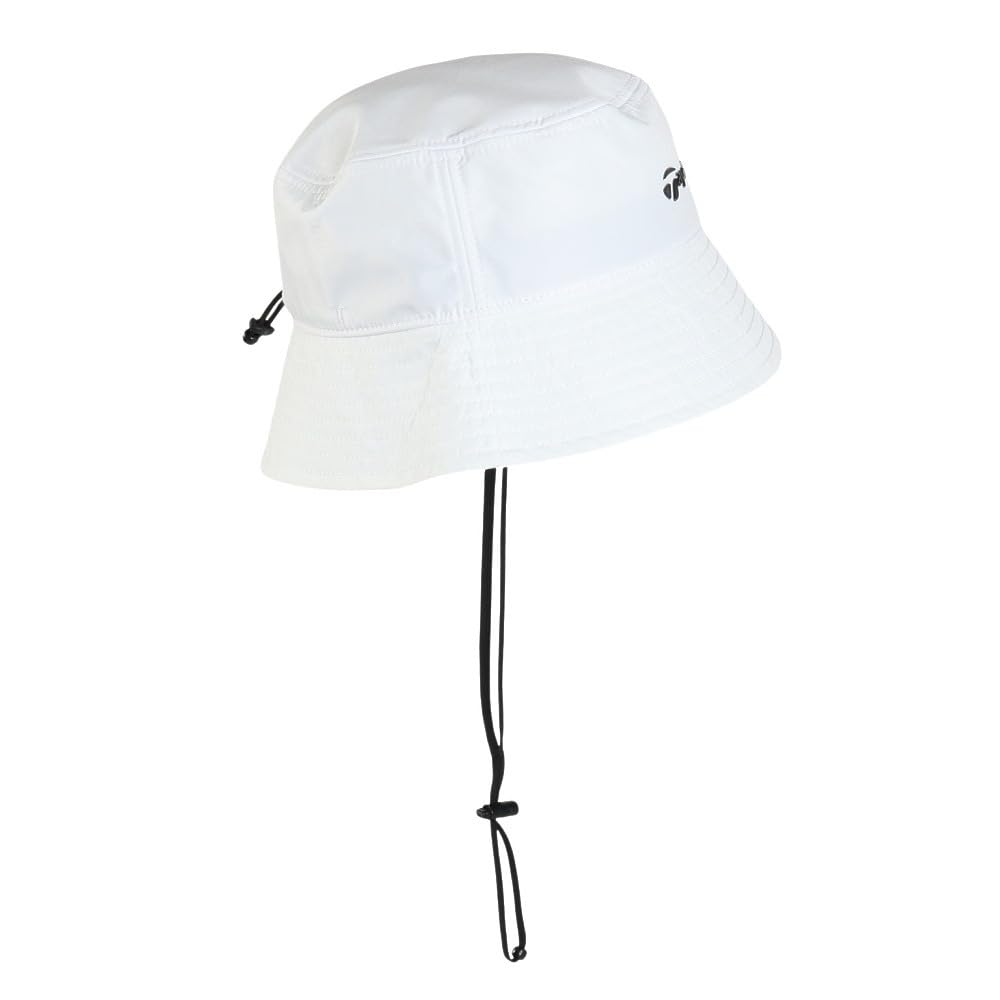 TaylorMade Men's Medium Bucket Hat, White, Size 57-59cm (20.6-22.2 Inches), UN286 (FW 24)