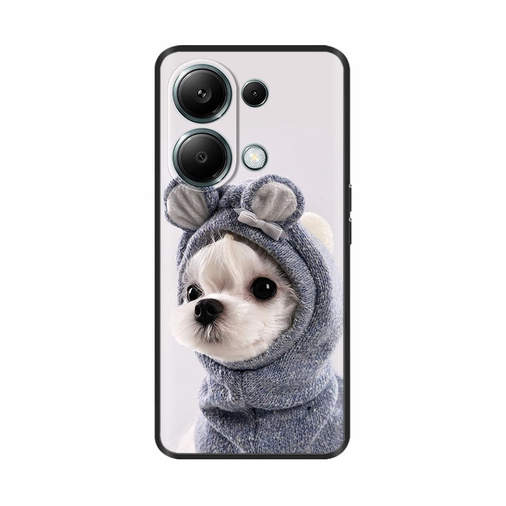 For Xiaomi Poco M6 Pro 4G Phone Case Cover Cute Cat Painted Black Silicone Soft Back Cover Cases For Poco M6 Pro Case M 6 M6Pro