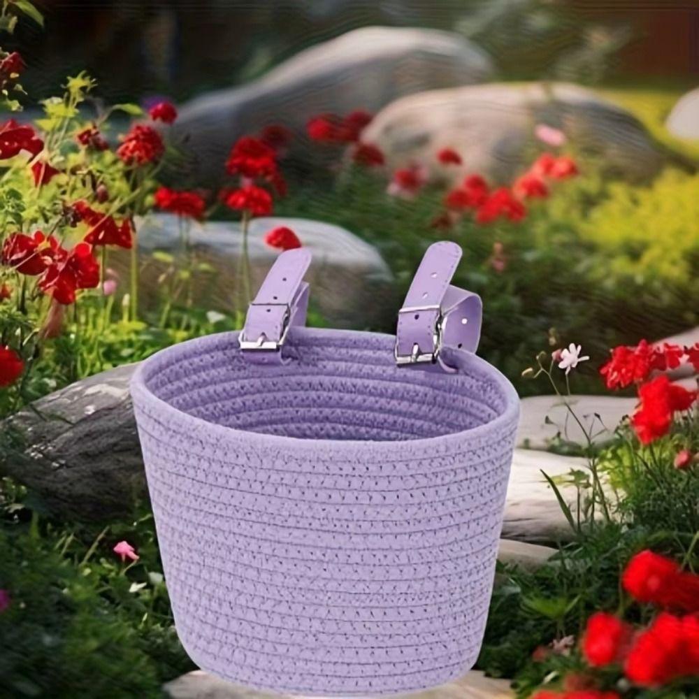 Adjustable Handlebar Front Basket Large Capacity Cycling Basket Bicycle Basket Bicycle Accessory