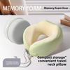 New Portable U-shaped Pillow Memory Foam Ergonomic Travel Pillow Cervical Pillow Ultimate Support for Flights