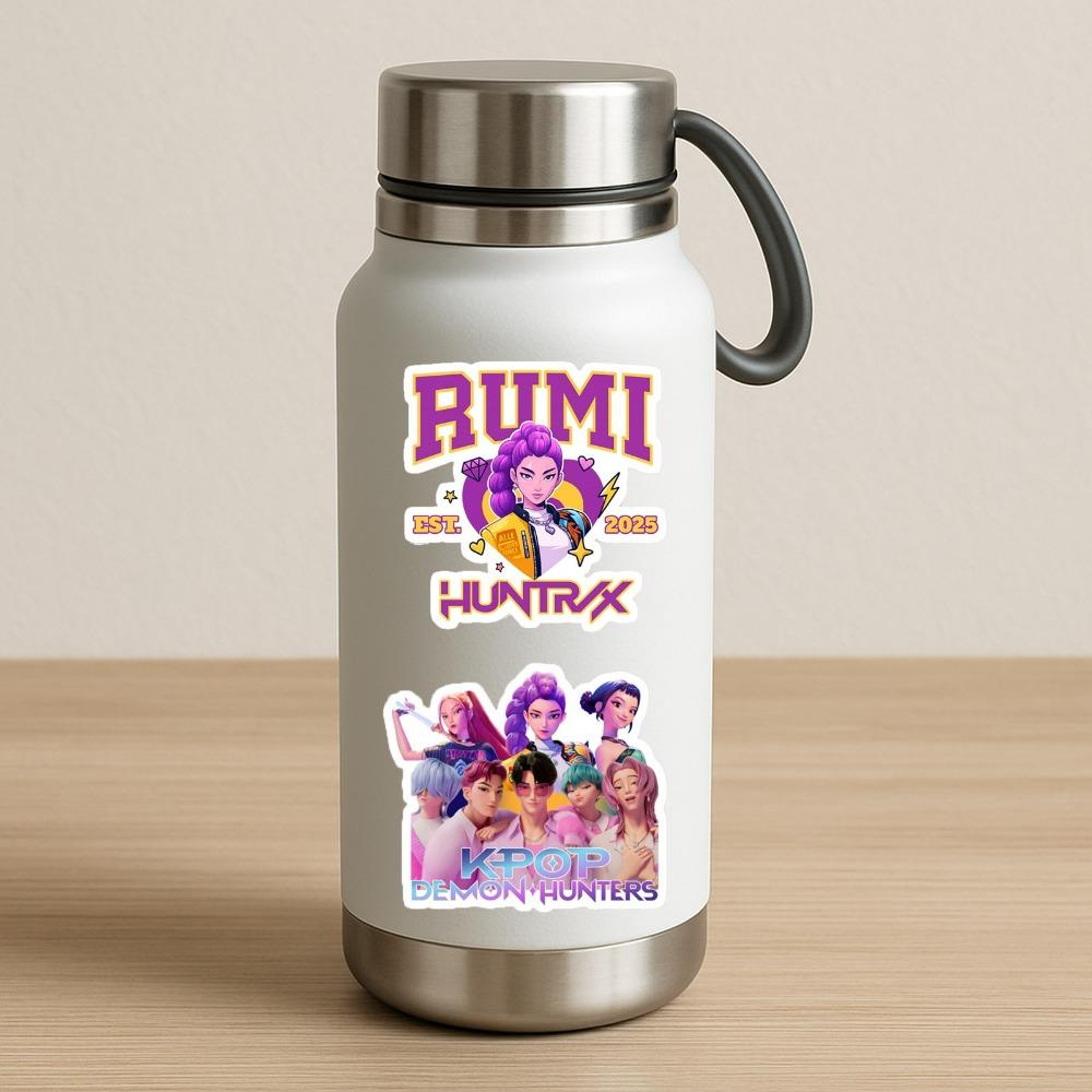 Kawaii Anime K-pop Demon Hunter Stickers Cartoon Sealing Decals Waterproof DIY Scrapbooking Stationery Cute Sticker Gifts