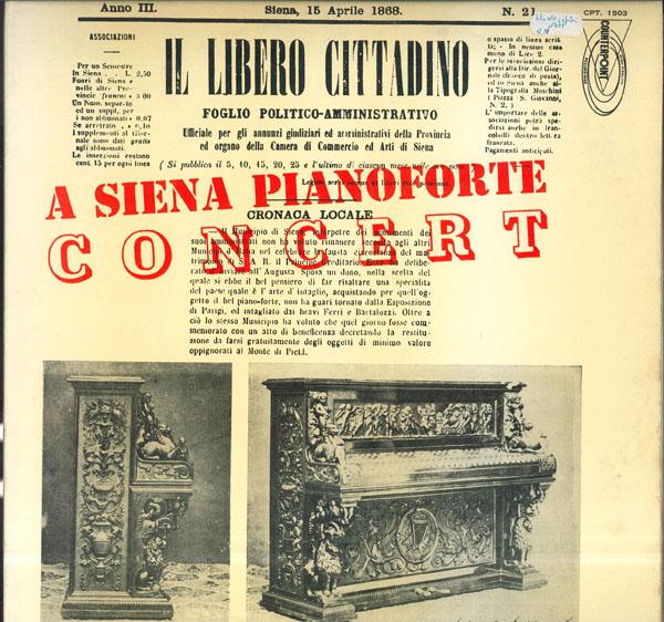 

LP Record ANATOLE KITAIN CHARLES ROSEN GRAC A Siena Pianoforte Concert CPT1503 COUNTERPOINT 1964 US Classical Used