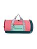 Dopamine Color Block Travel Bag - Unisex, Nylon, Foldable, Large Capacity, Handheld, Shoulder/Crossbody, Fitness Luggage