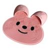 Rabbit Bathroom Shower Anti Slip Mat Foot Scrubber Back Scrubber Circular Massage Mat Silicone Foot Mat