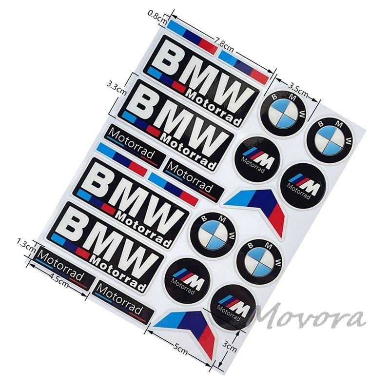 New Reflective Car Motorcycle Sticker Decals Tank Stickers For Bmw M 50TH Power Performance E28 E30 E34 E36 E46 E60 E90 F84 DE9