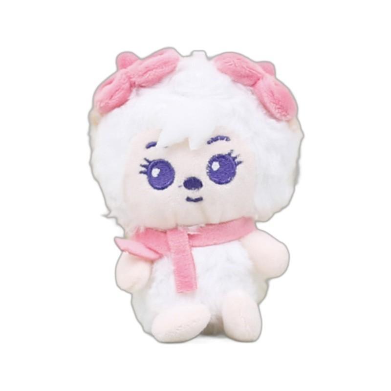 Adorable Plush Sheep Keychain Cute Cartoon Lamb Doll For Girls' Bags And Keys