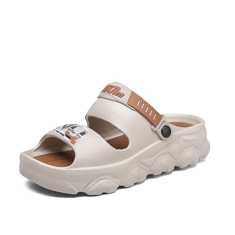 New men's sandals big size thick-soled lightweight slippers men's fashionable casual sports sandals breathable beach shoes men