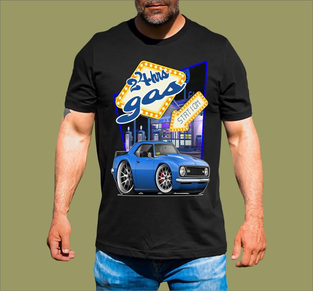 24 HOUR GAS T-SHIRT Unisex T-Shirt XL
