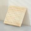 2Pcs Square Wooden Polishing Head Storage Board Save Space Nail Grind Head Organizer  Nail Salons