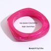 Europese & Amerikaanse Retro High-End Semi-Transparant Ovaal Hars Armband voor Meisjes