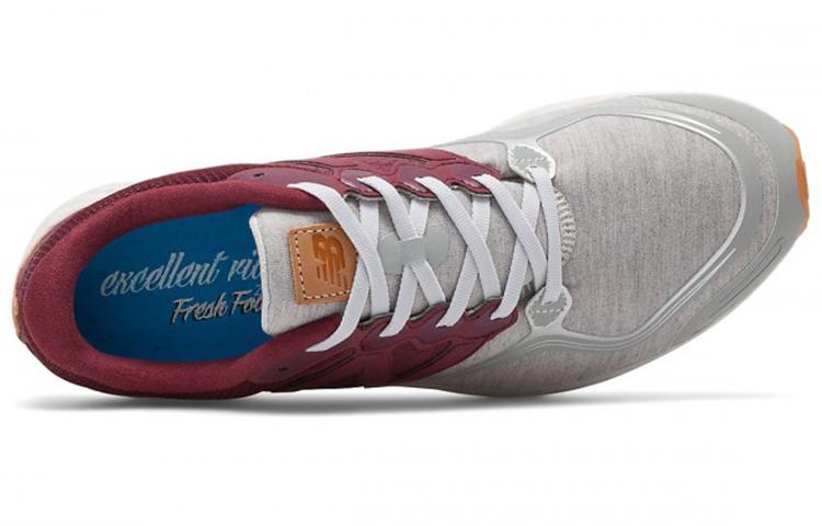 Men's Sneakers New Balance NB Fresh Foam Running Shoes Low top Casual Running Shoes Men's Gray Red