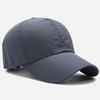 Baseball Cap Breathable Quick Dry 2 Materials Adjustable Sports Cap for Hiking
