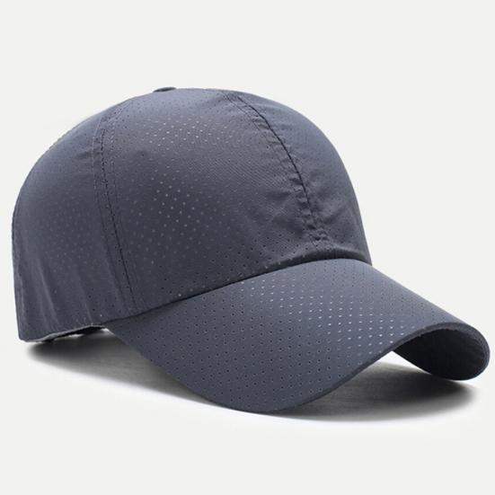 Baseball Cap Breathable Quick Dry 2 Materials Adjustable Sports Cap for Hiking