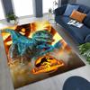 Classic Jurassic Park Dinosaur Movie Tyrannosaurus Rex Rug for Bedroom Living Room Sofa Home Doormat Decor,Non-slip Floor Mat