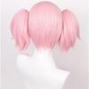 LAOBAO Cosplay Wig - Madoka Kaname Twin Tails Pink Wig - Heat Resistant - Costume Wig for Disguise, Party, Festival, Halloween, Fancy Dress (Madoka Ka