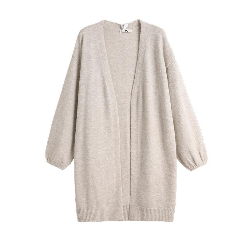Women's Long Cardigan Coat with Oversized Design for Autumn and Winter, Comfortable and Cozy Top