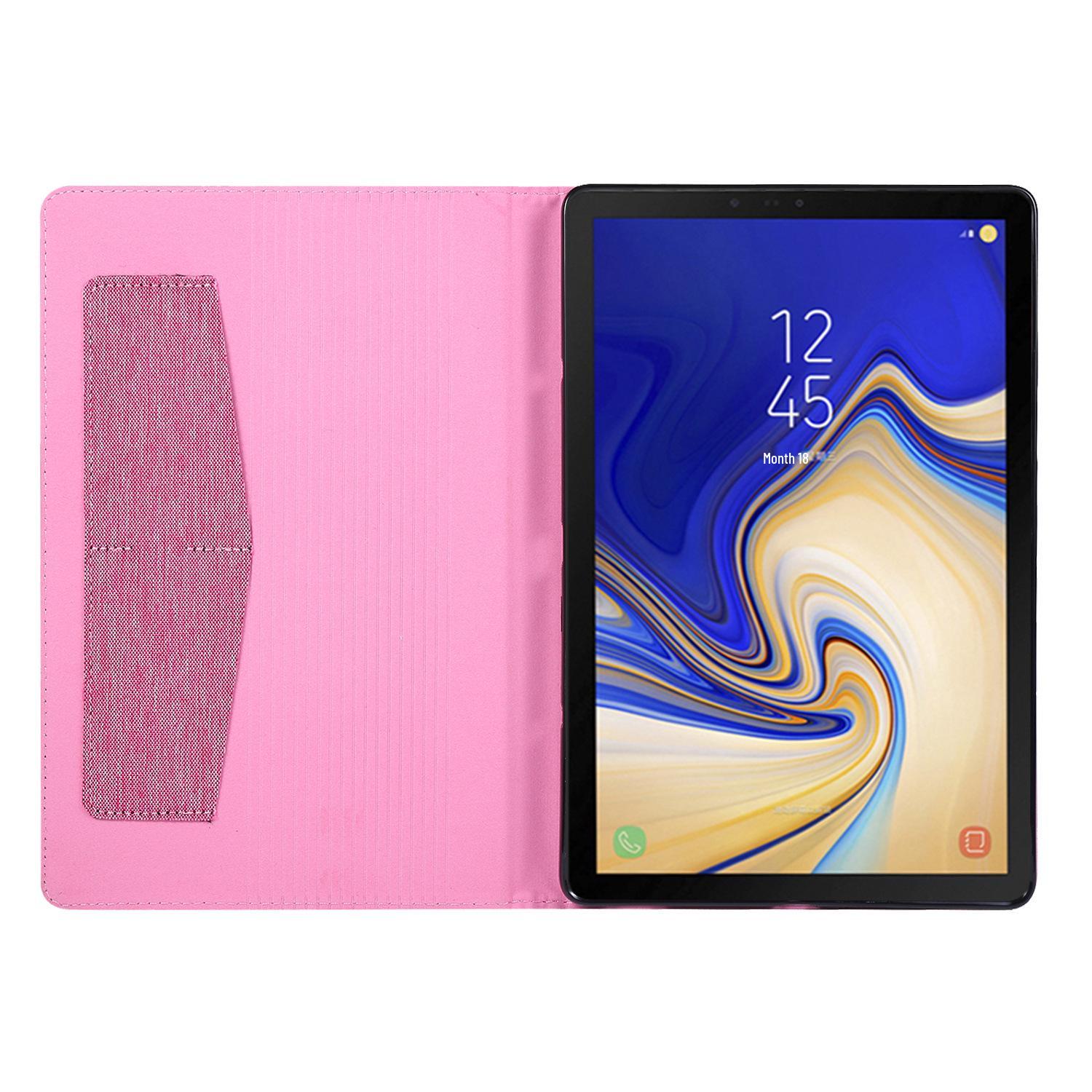 

Samsung Tab S5e 10.5 Flip Cover: Solid Color Fabric, Full Coverage, Anti-Fall Protection