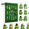 Festive Party Favors for Friends Faux Crystal Frog Advent Calendar 2026, 24 Days Christmas Countdown with Hanging Pendant Bedroom Decor Animal