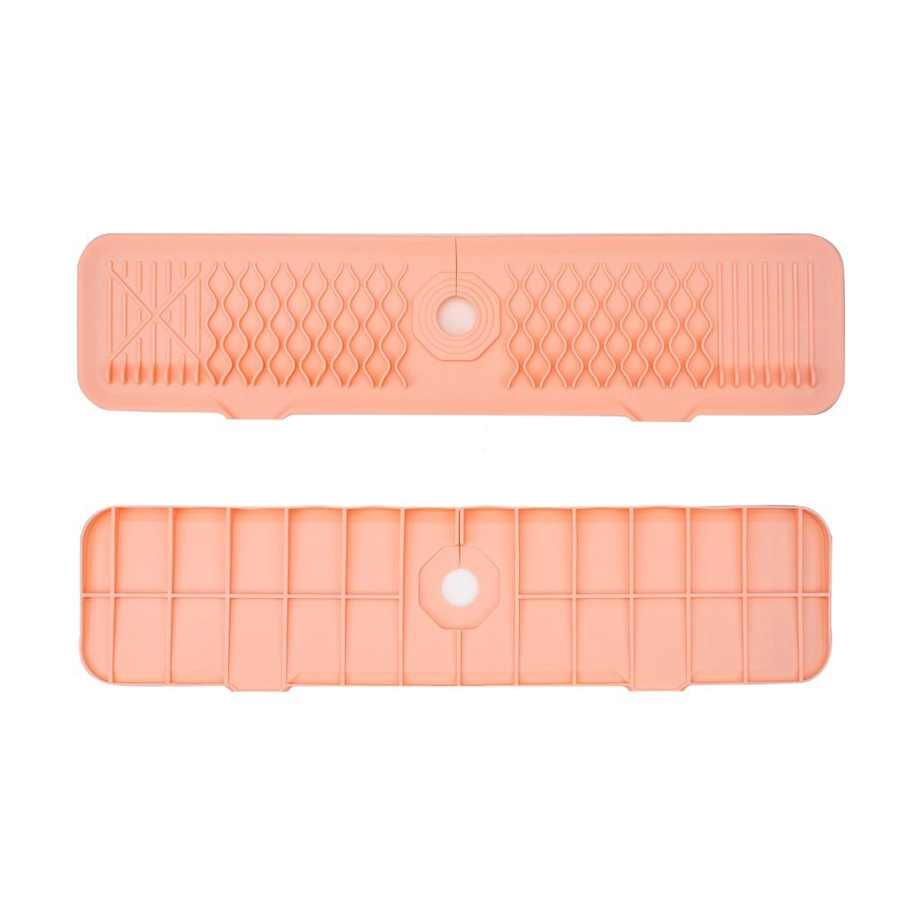 Extended Faucet Splash Guard Silicone Sink Protectors Mat Easy To Stall Sink Draining Pad  Hotel