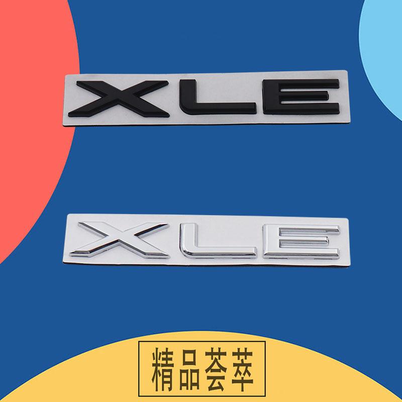 3D Premium XLE for car Tailgate Fender trunk Rear Bonnet Decal Emblem Badge Sticker Accessories
