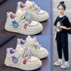 Girls' sports shoes 2025 new autumn boys' board shoes children's fashion cartoon casual shoes student white shoes tide