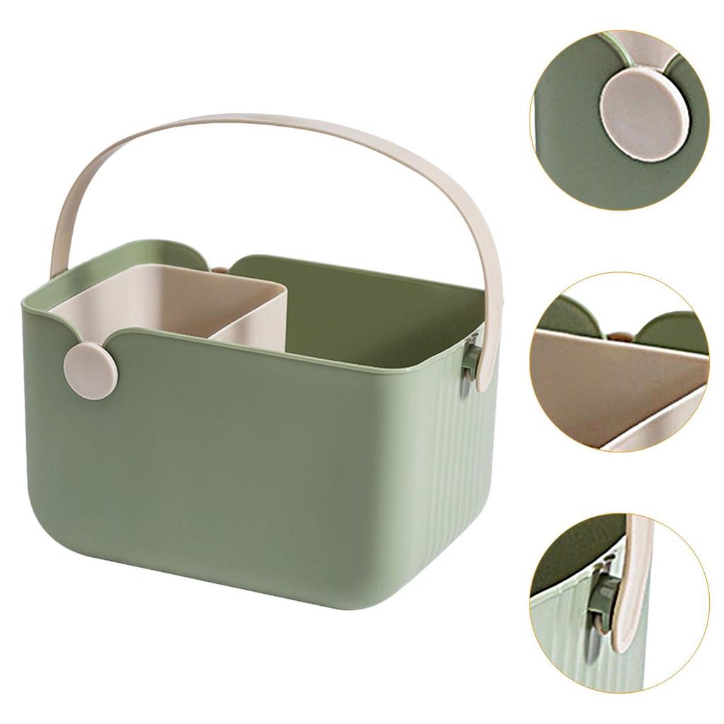 Storage Bin for Shower with Handle Ideal for Kitchen And Cosmetics