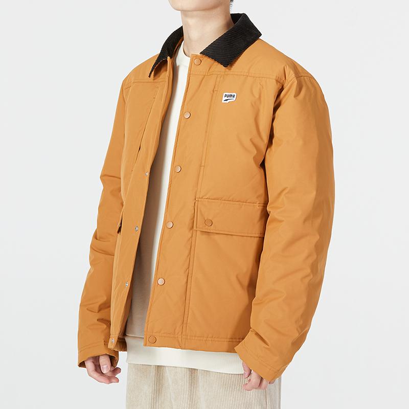 Puma Downtown Down Jacket Men Outerwear Yellow 537868-74