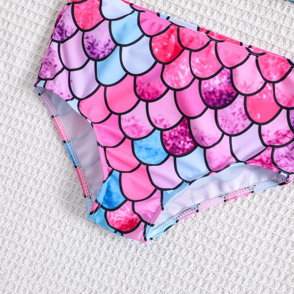 New Girls' One-Shoulder Sling Bikini - Two-Piece Cute Swimsuit