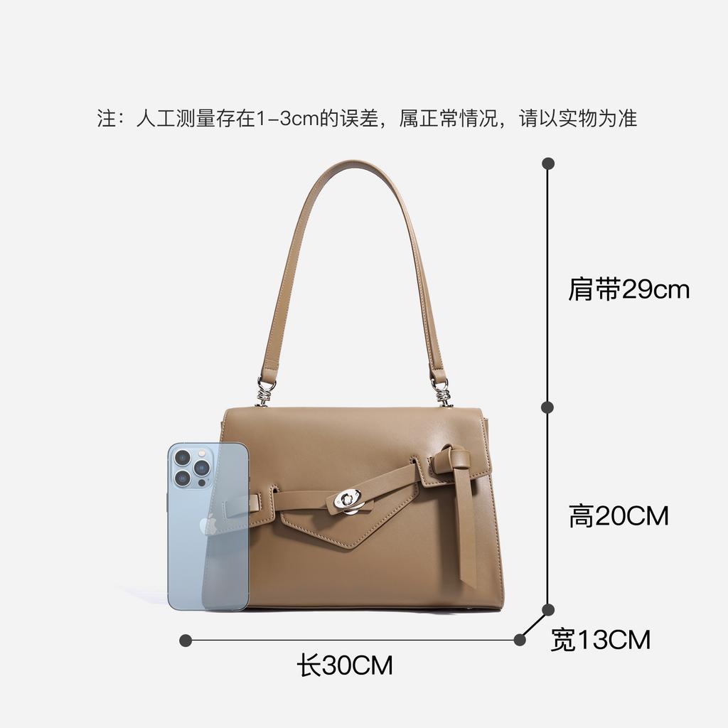 2025 New Shoulder Bag Irregular Design Clamshell Messenger Bag Versatile Commuter Handbag Large Capacity Women's Bag