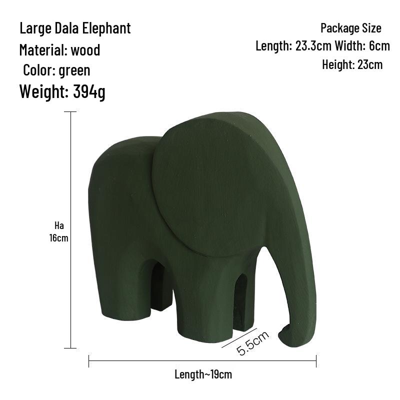 Adorno de Caballo de Madera Estilo Nórdico Morandi para Decoración de Hogar, Oficina o Sala de Estar