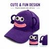 Funny Novelty Baseball with Big Mouth, Pigtails and Big Eyes, Cute Hat for Men and Women