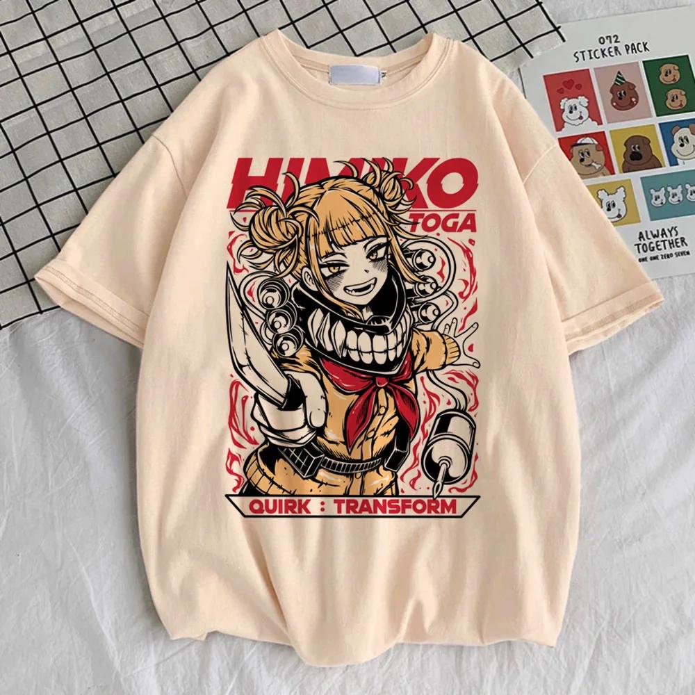 

My Hero Academia Shirt Girl Psychedelic Graphic Punk 2000s T Shirt Gothic Kawaii Y2k Harajuku 2000s 80s S
