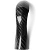 NVCNX Real Carbon Fiber Gear Shift Knob Top Cover Interior Trim Car Hard Carbon Fiber Accessories for Infiniti Q50 2014 2015 2016 2017 1PC Glossy