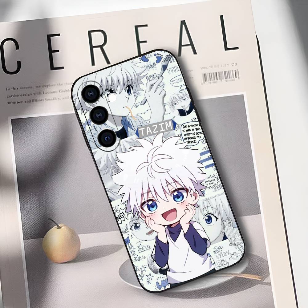 K-Killua Zoldyck H-Hunter X Hunter Handyhülle Für Samsung Galaxy A73,A72,A71,A70,A53,A52,A51,Andere Weiche Schwarze Hülle