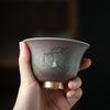 Sushic Ceramic Gongfu Gaiwan with Copper Foot